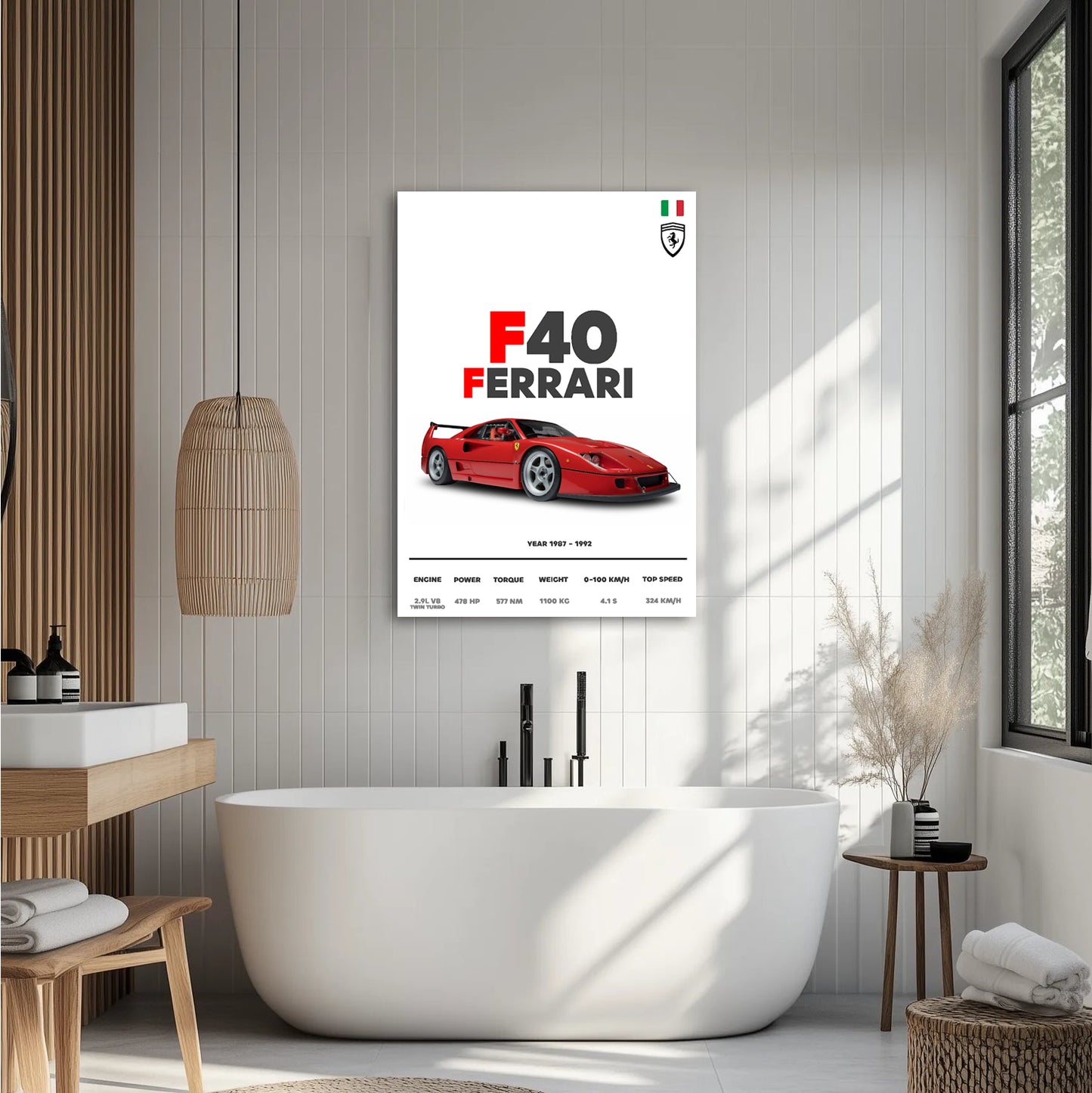 Ferrari F40 Obraz