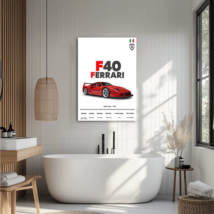 Ferrari F40 Obraz