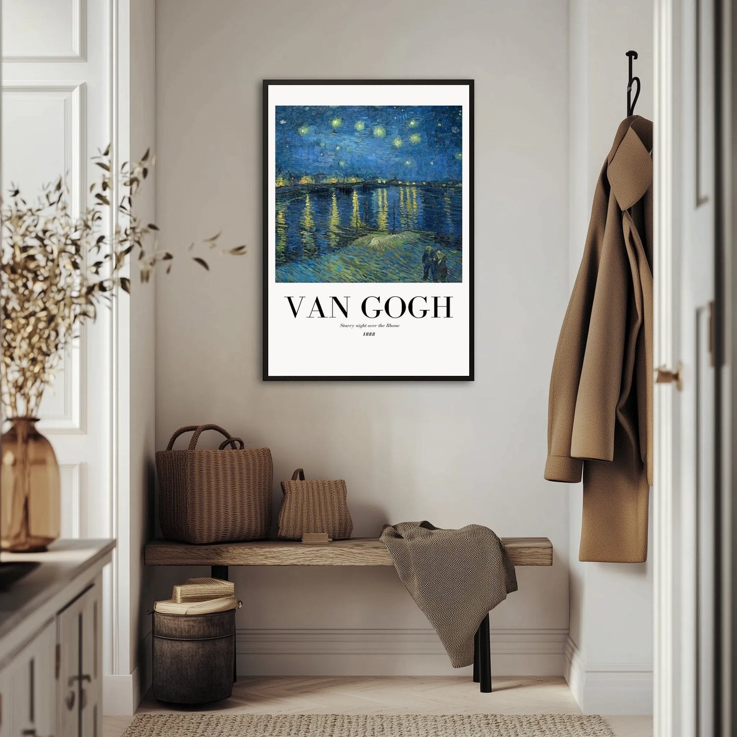 Van Gogh - Starry Night over the Rhone Plakat
