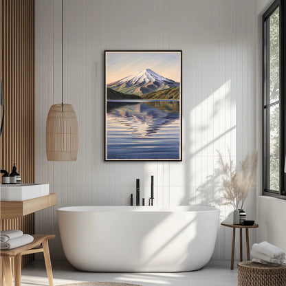 Fujisan Na Tle Jeziora Kawaguchi 2 Plakat