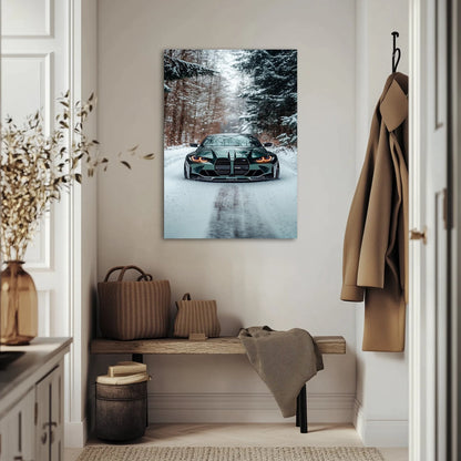 BMW M4 Zimowa Zieleń Obraz