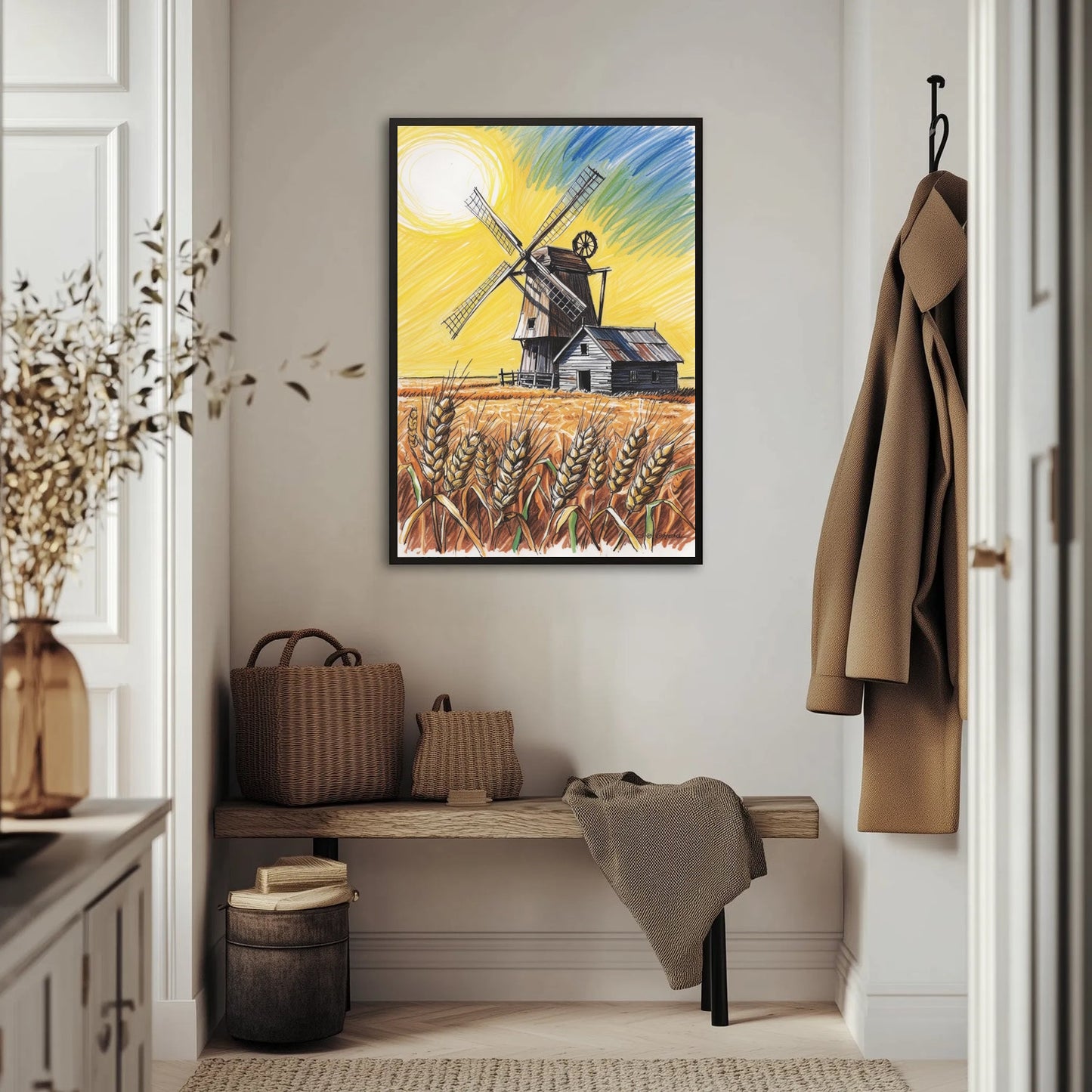 Pole Pszenicy Plakat