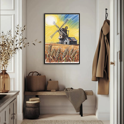 Pole Pszenicy Plakat