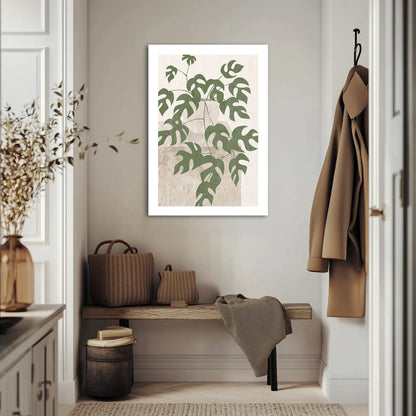 Liściasty design Obraz
