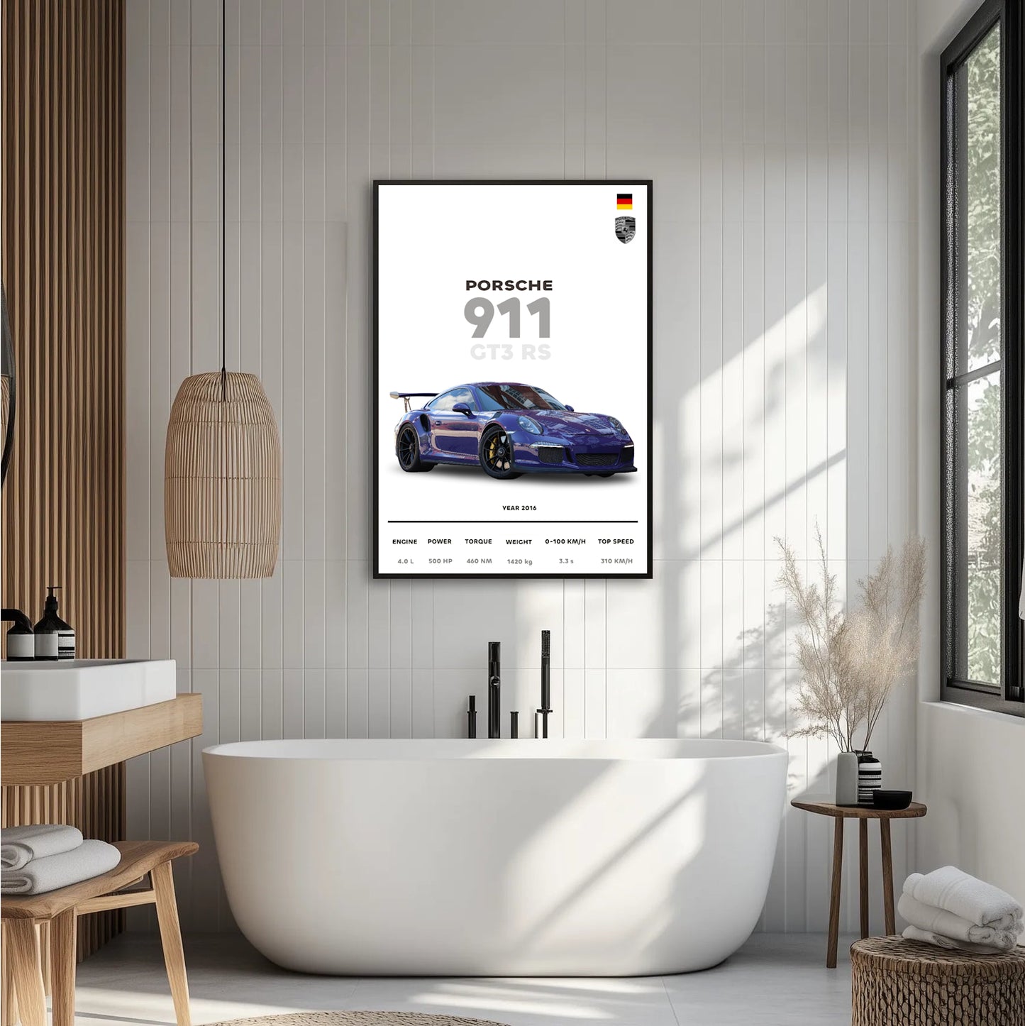 Porsche 911 GT3 RS Plakat