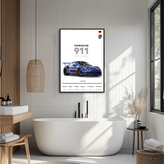 Porsche 911 GT3 RS Plakat