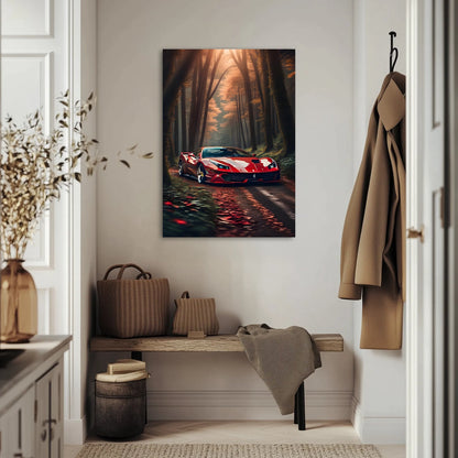 Ferrari 812 GTS Jesienny Szlak Obraz