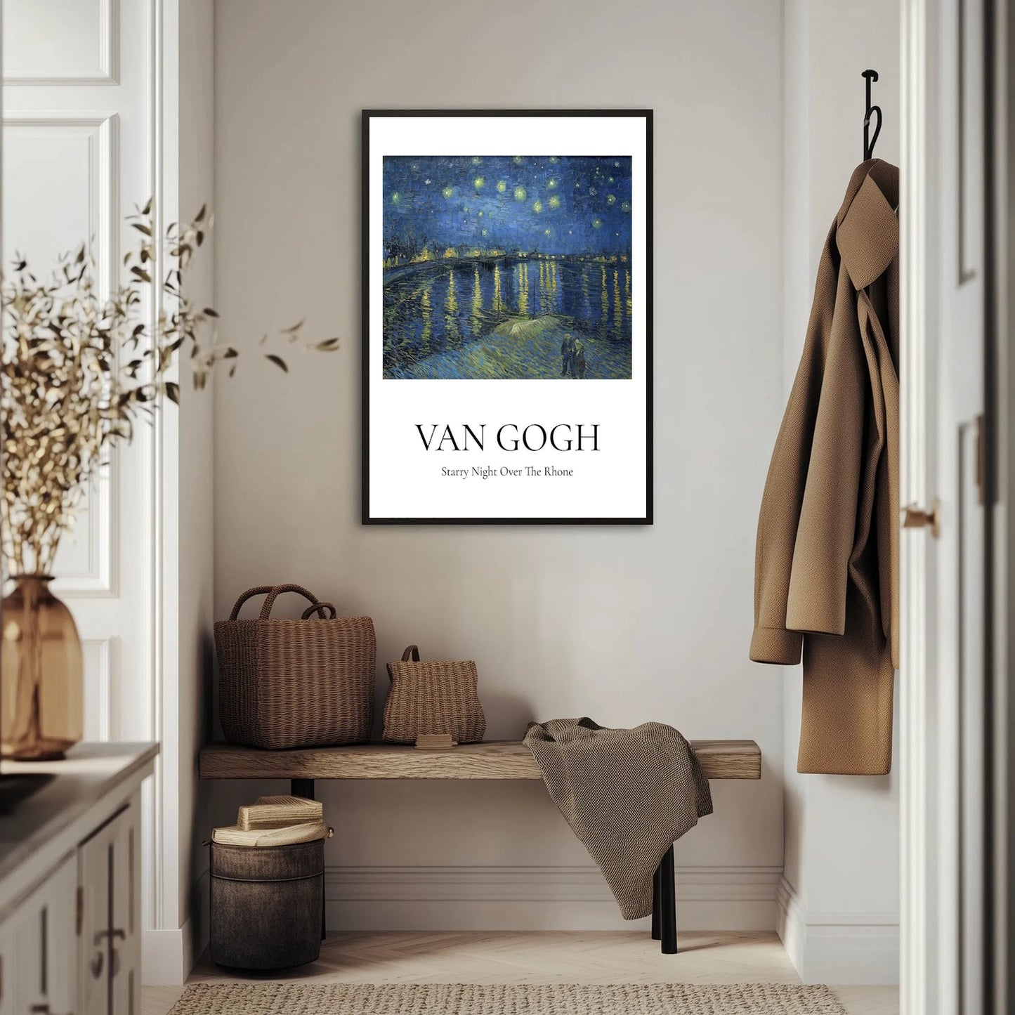 Van Gogh - Starry Night Over The Rhone Plakat