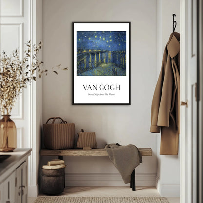Van Gogh - Starry Night Over The Rhone Plakat