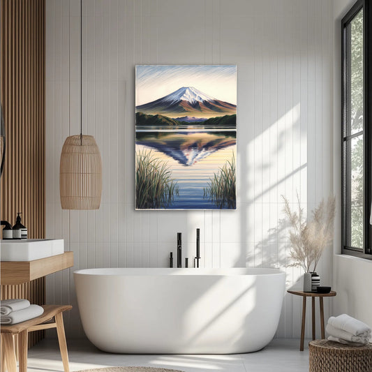 Fujisan Na Tle Jeziora Kawaguchi Obraz