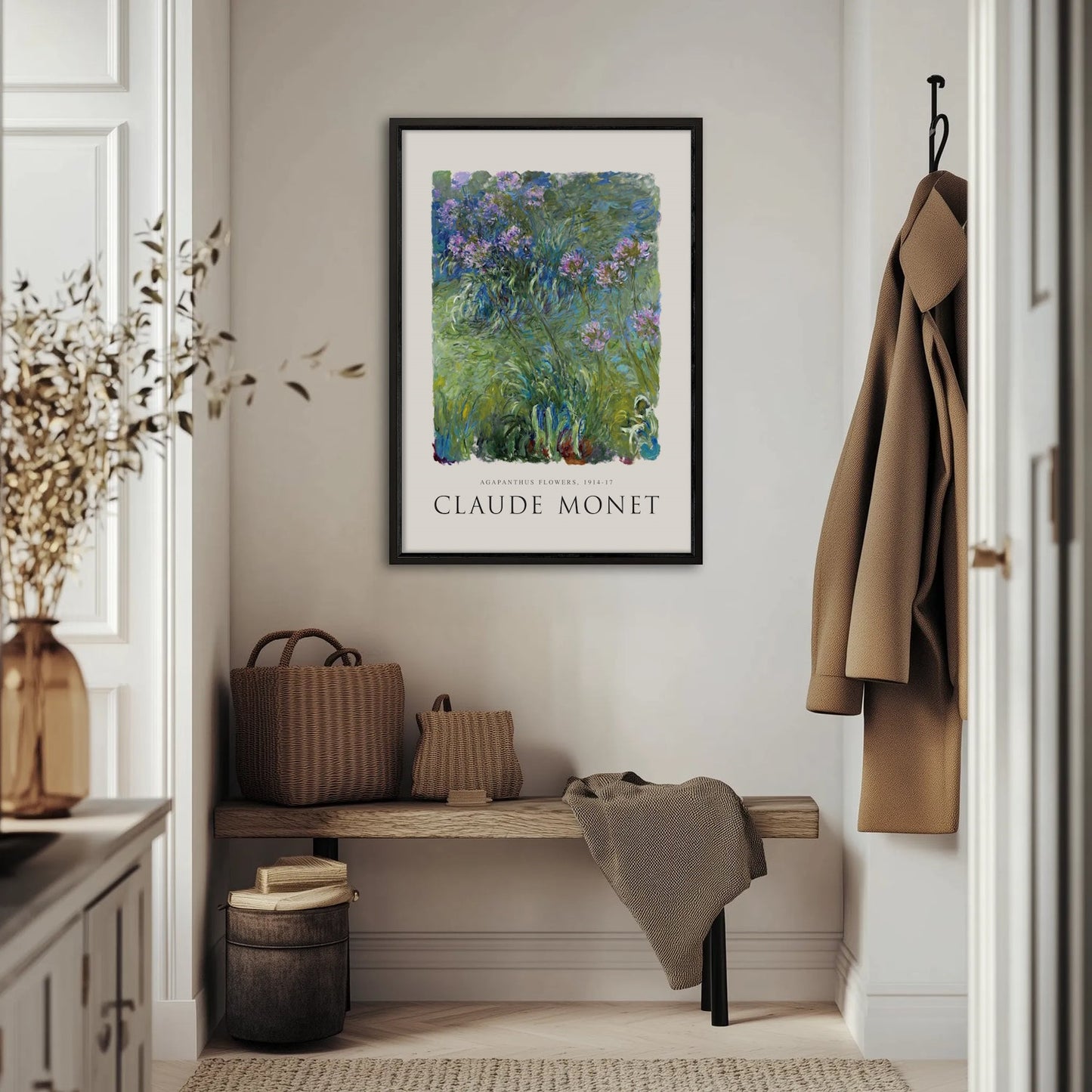 Claude Monet - Agapanthus Flowers Plakat