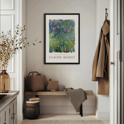 Claude Monet - Agapanthus Flowers Plakat