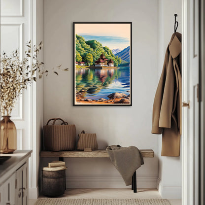 Święte Jezioro Nepal Plakat
