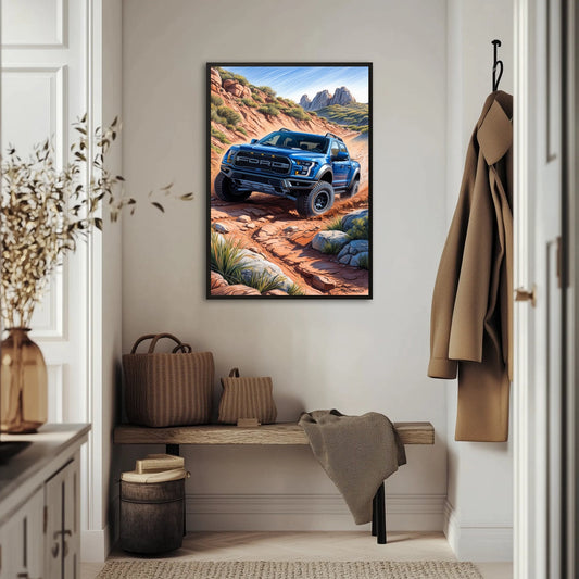 Ford Raptor Plakat