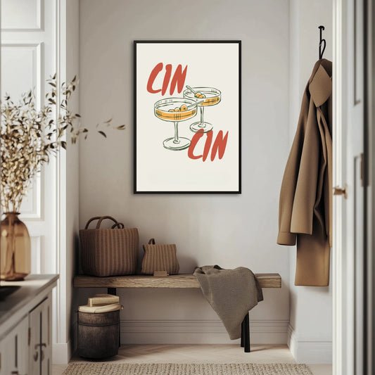 Vibes & Vinos Plakat