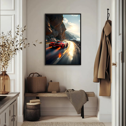 Ferrari F80 Nadmorski Świt Plakat