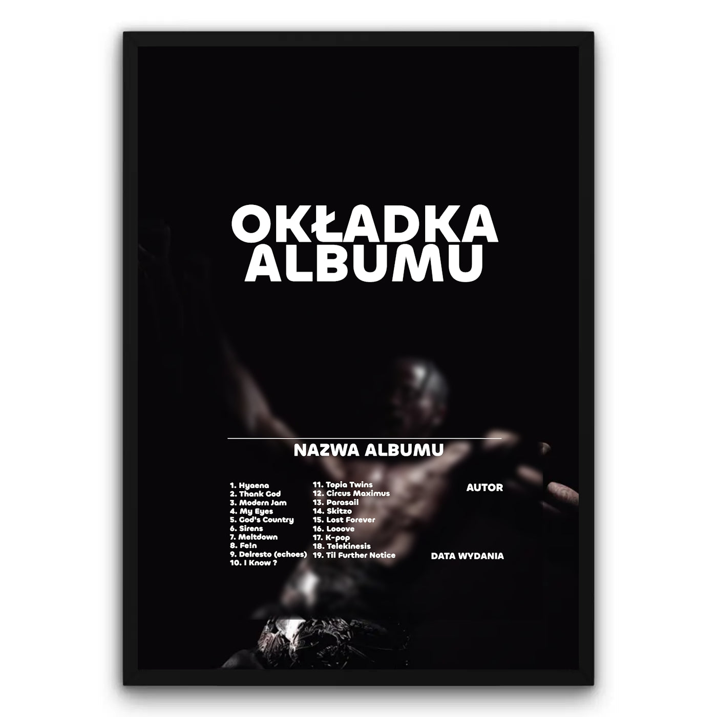 Personalizowany Plakat Album Muzyczny