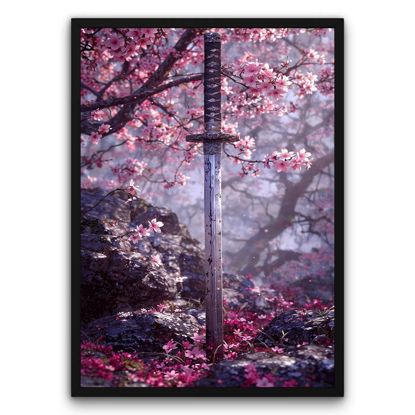 Różana Katana Plakat