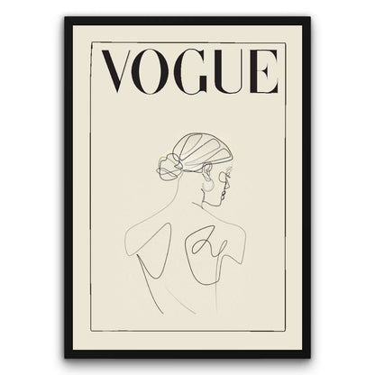 Vogue Linia Piękna Plakat