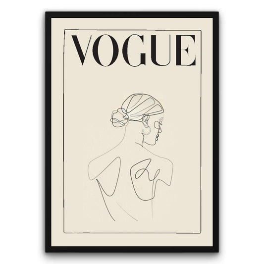 Vogue Linia Piękna Plakat
