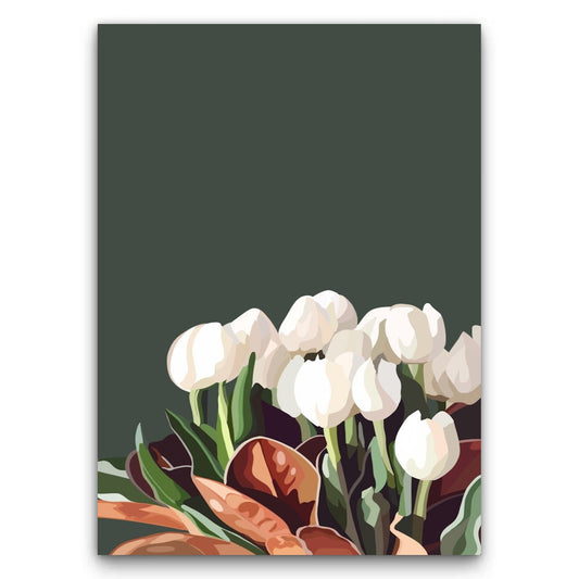 Białe Tulipany Obraz