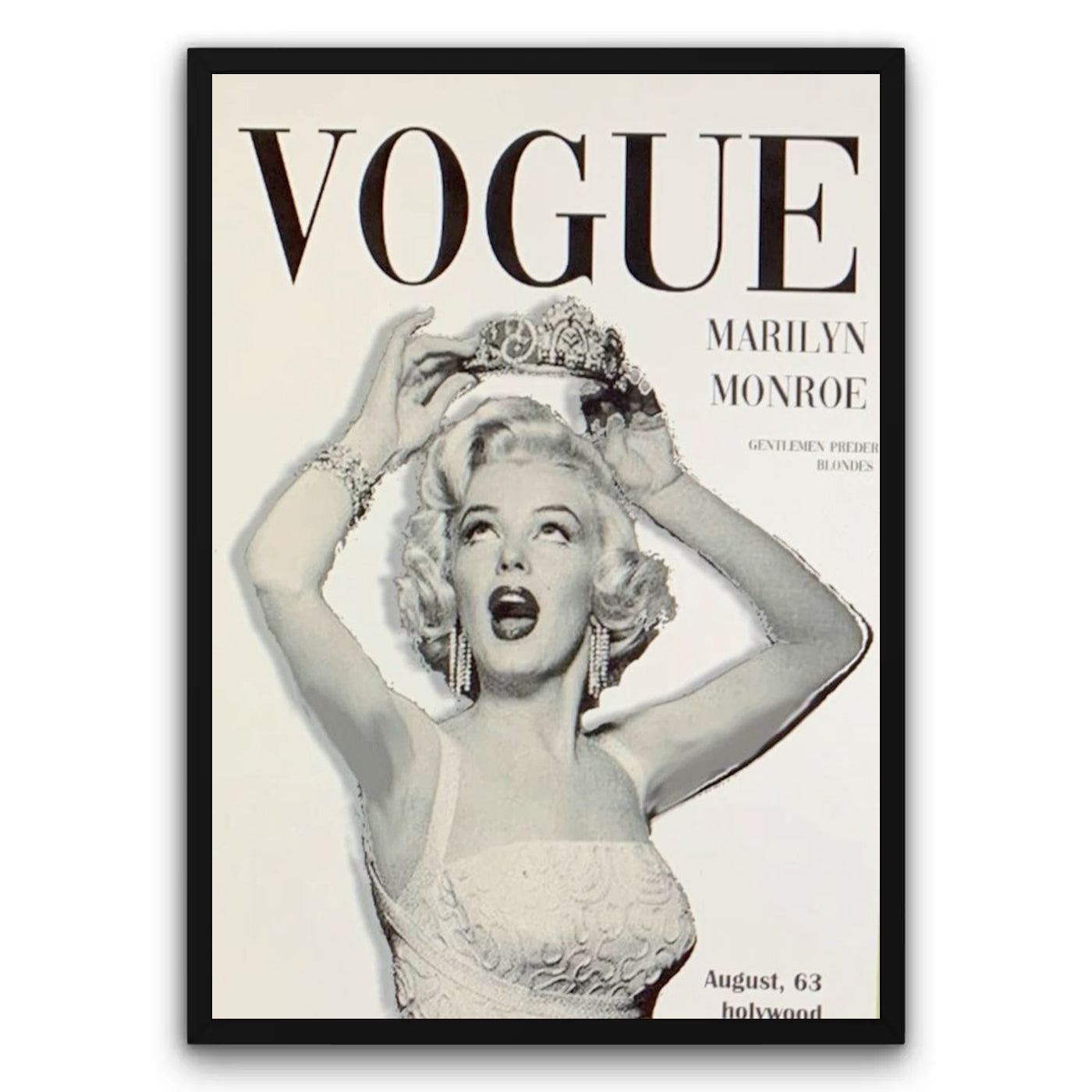 Vogue Marilyn Monroe Plakat