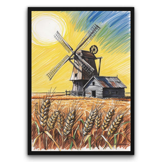 Pole Pszenicy Plakat