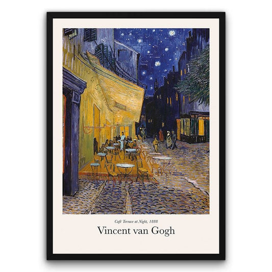 Van Gogh - Cafe Terrace at Night Plakat