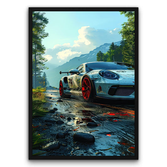 Porsche GT3 RS na Szlaku Plakat