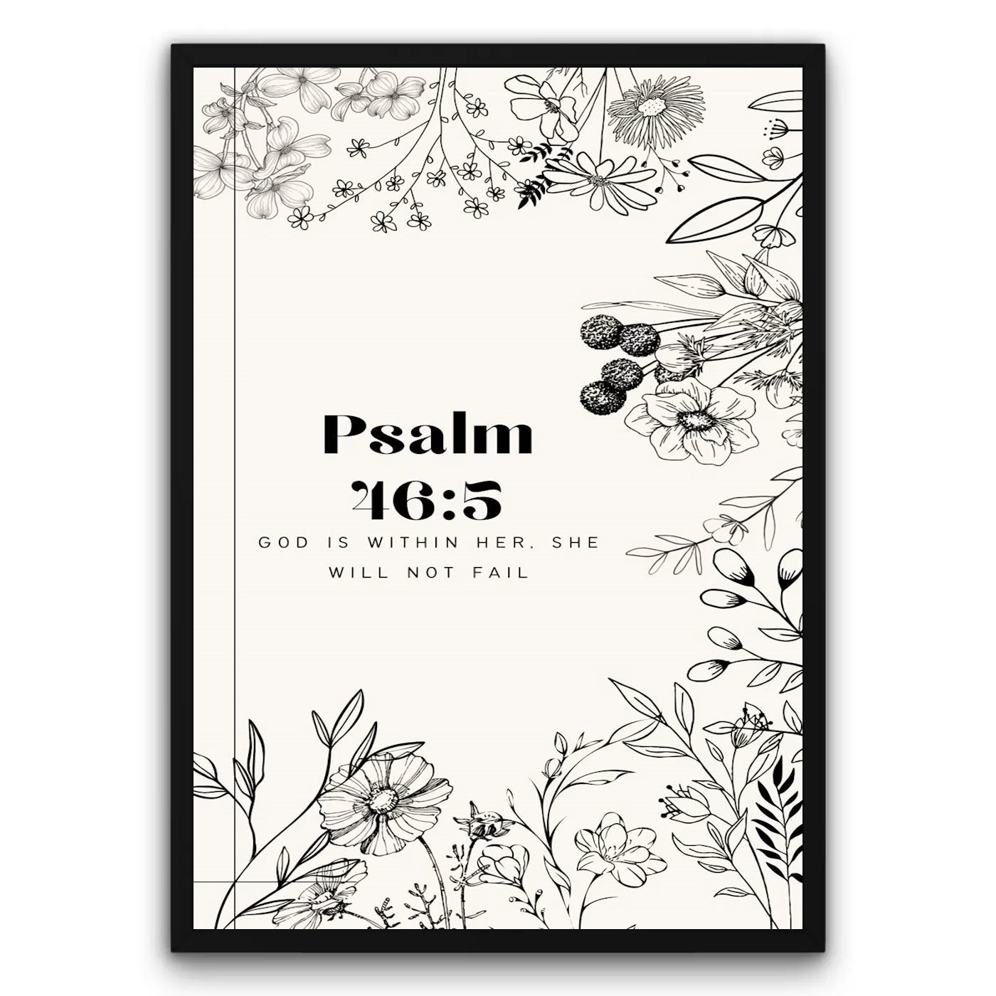 Psalm 46:5 Plakat