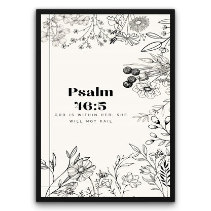 Psalm 46:5 Plakat