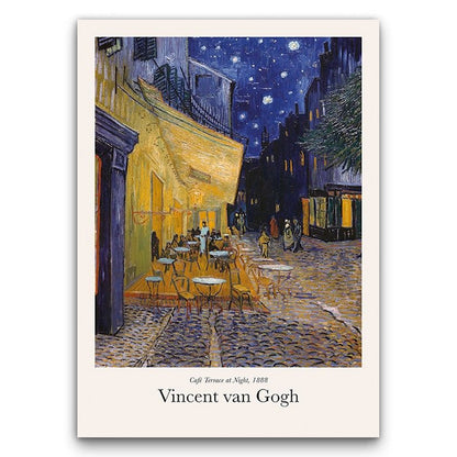 Van Gogh - Cafe Terrace at Night Obraz