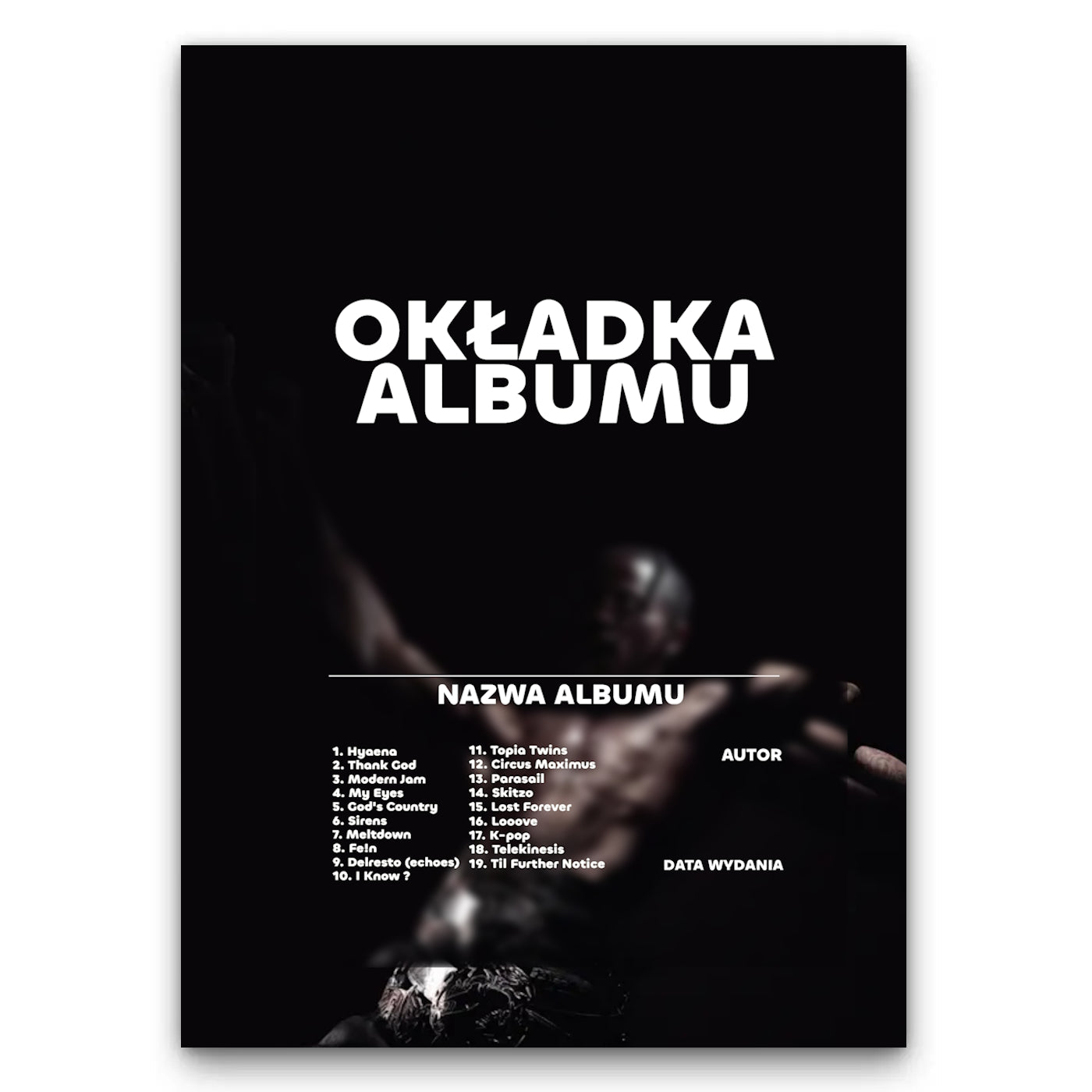 Personalizowany Obraz Album Muzyczny