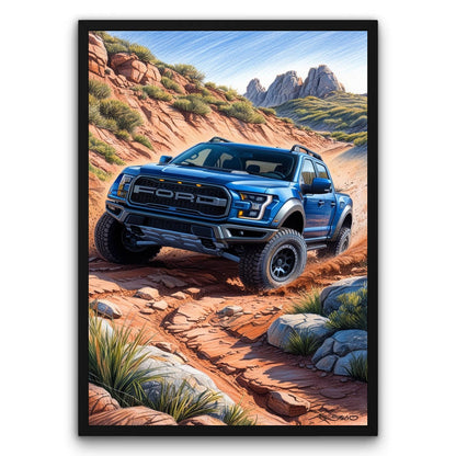 Ford Raptor Plakat