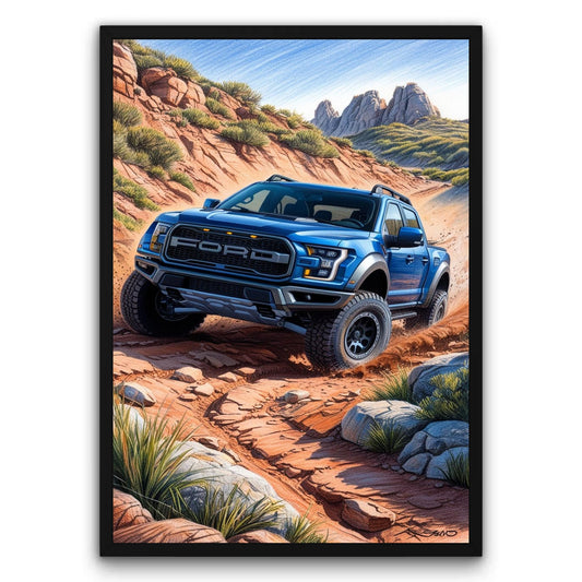 Ford Raptor Plakat