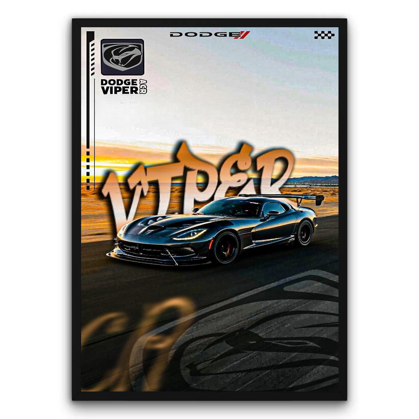 Dodge Viper Plakat