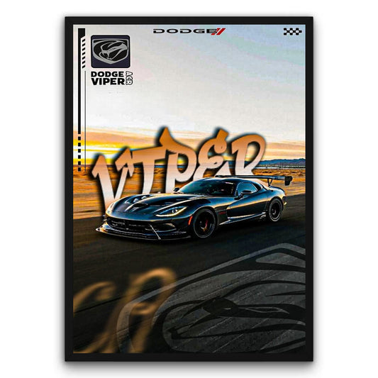 Dodge Viper Plakat