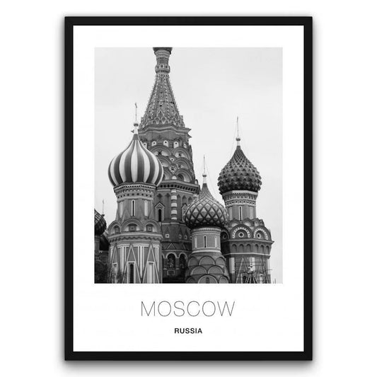 Moscow Russia Plakat