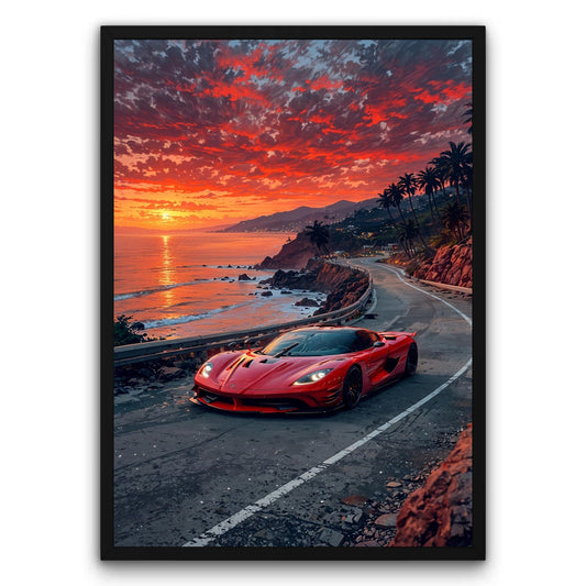 Koenigsegg Jesko Tropikalny Blask Plakat