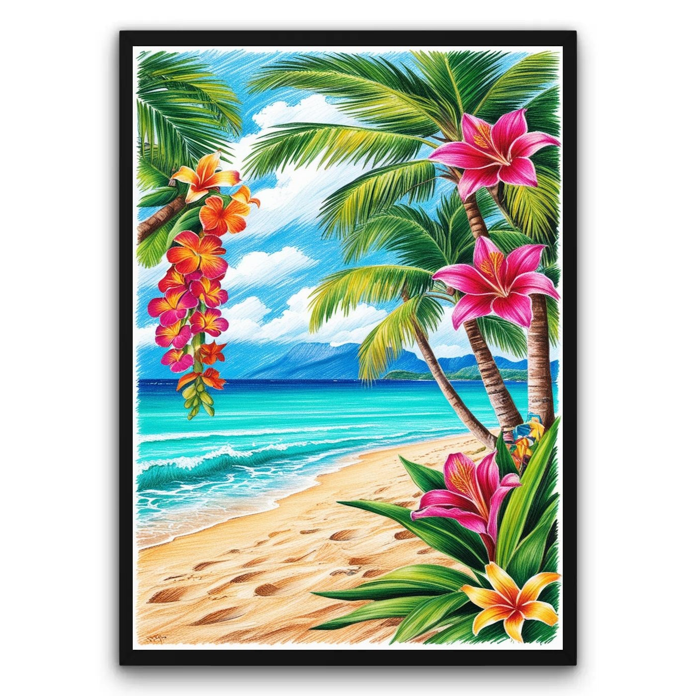 Lato Na Bali Plakat