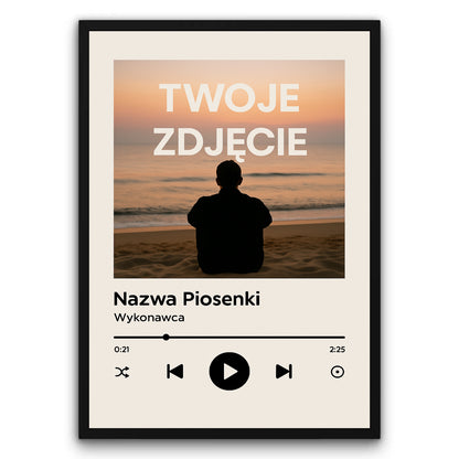 Personalizowany Plakat z Piosenką