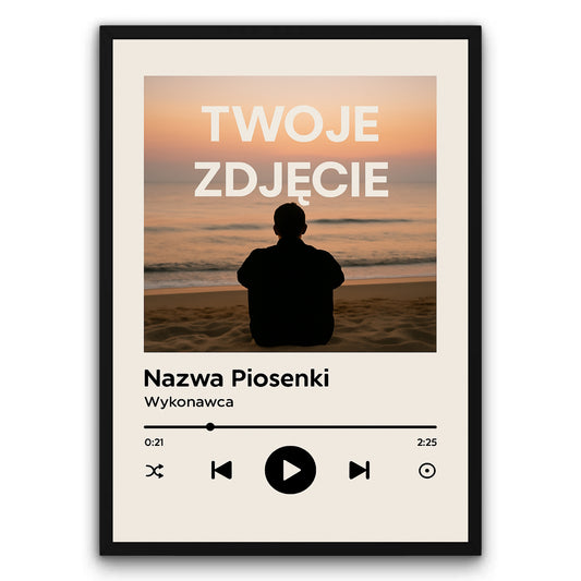 Personalizowany Plakat z Piosenką