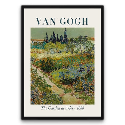 Van Gogh - The Garden at Arles Plakat