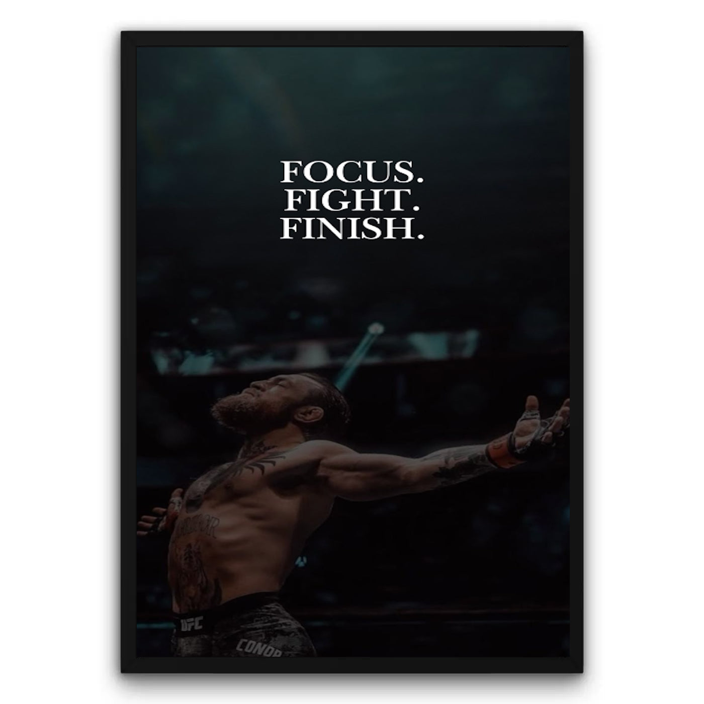 Focus. Fight. Finish. Plakat