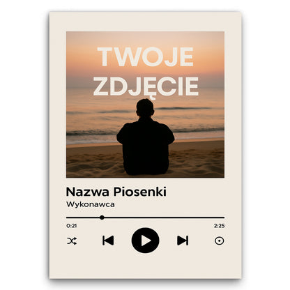 Personalizowany Obraz z Piosenką
