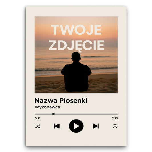 Personalizowany Obraz z Piosenką
