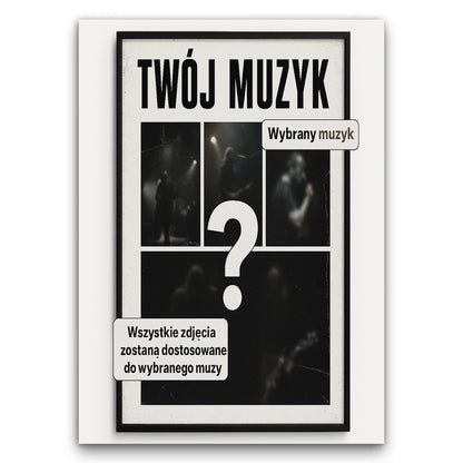 Personalizowany Obraz Muzyk