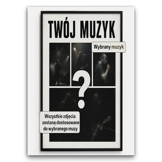 Personalizowany Obraz Muzyk