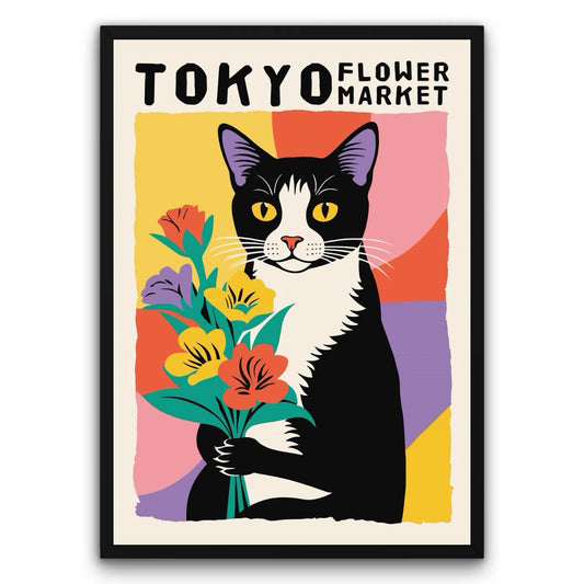 Tokyo Flower Market Plakat