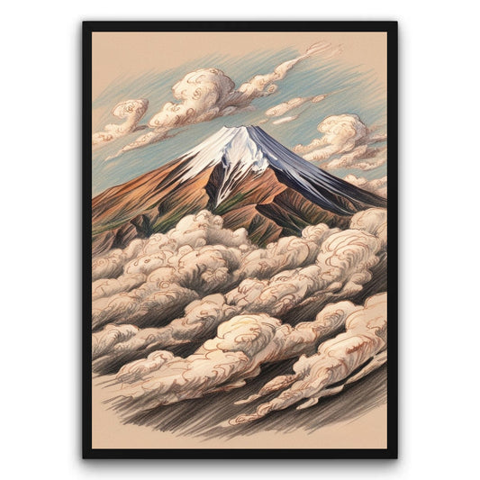 Japońska Góra Fuji Plakat
